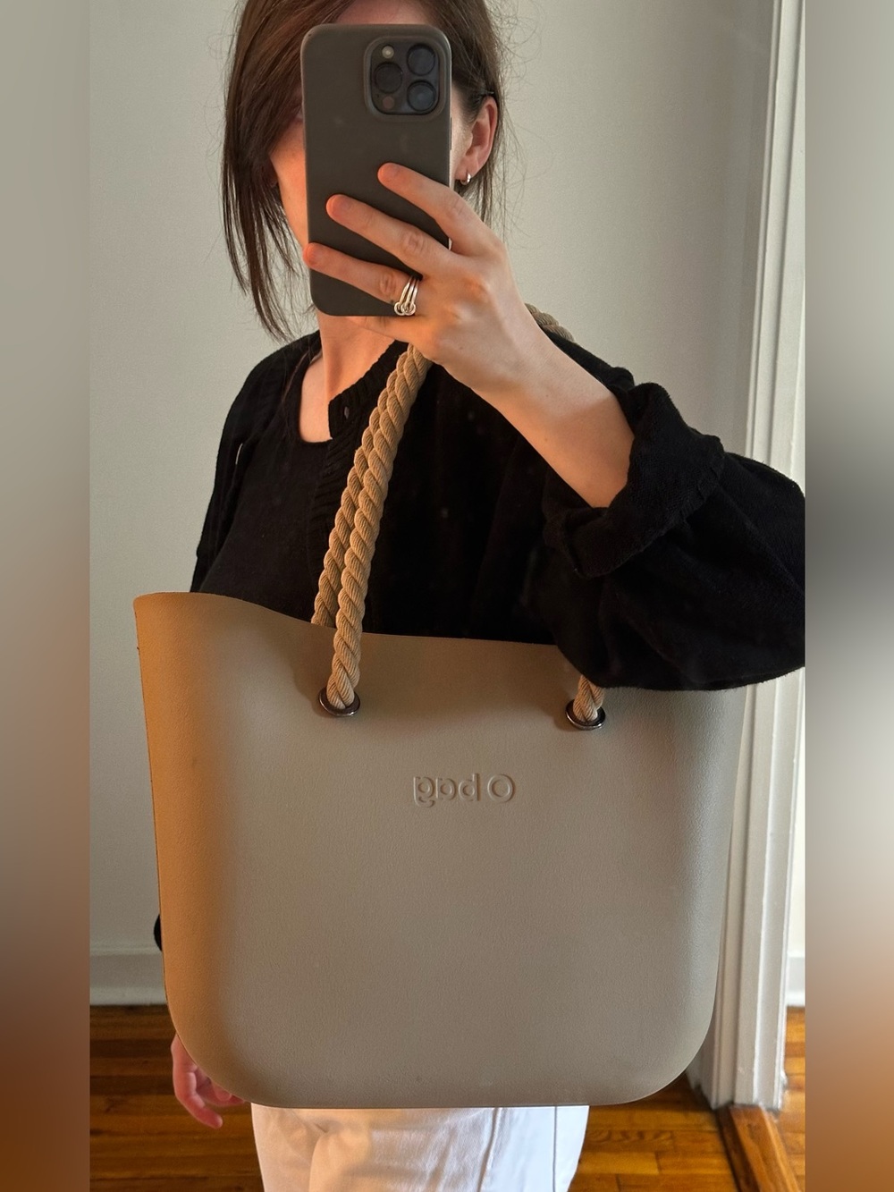 Latte O-bag standard with rope handles